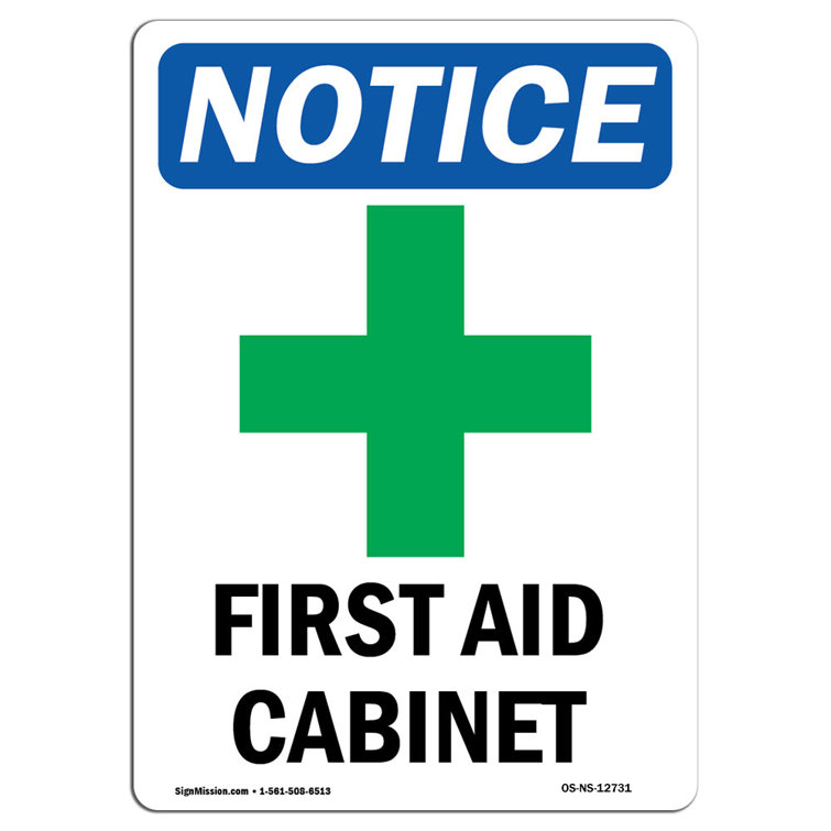 SignMission First aid Sign Wayfair Canada